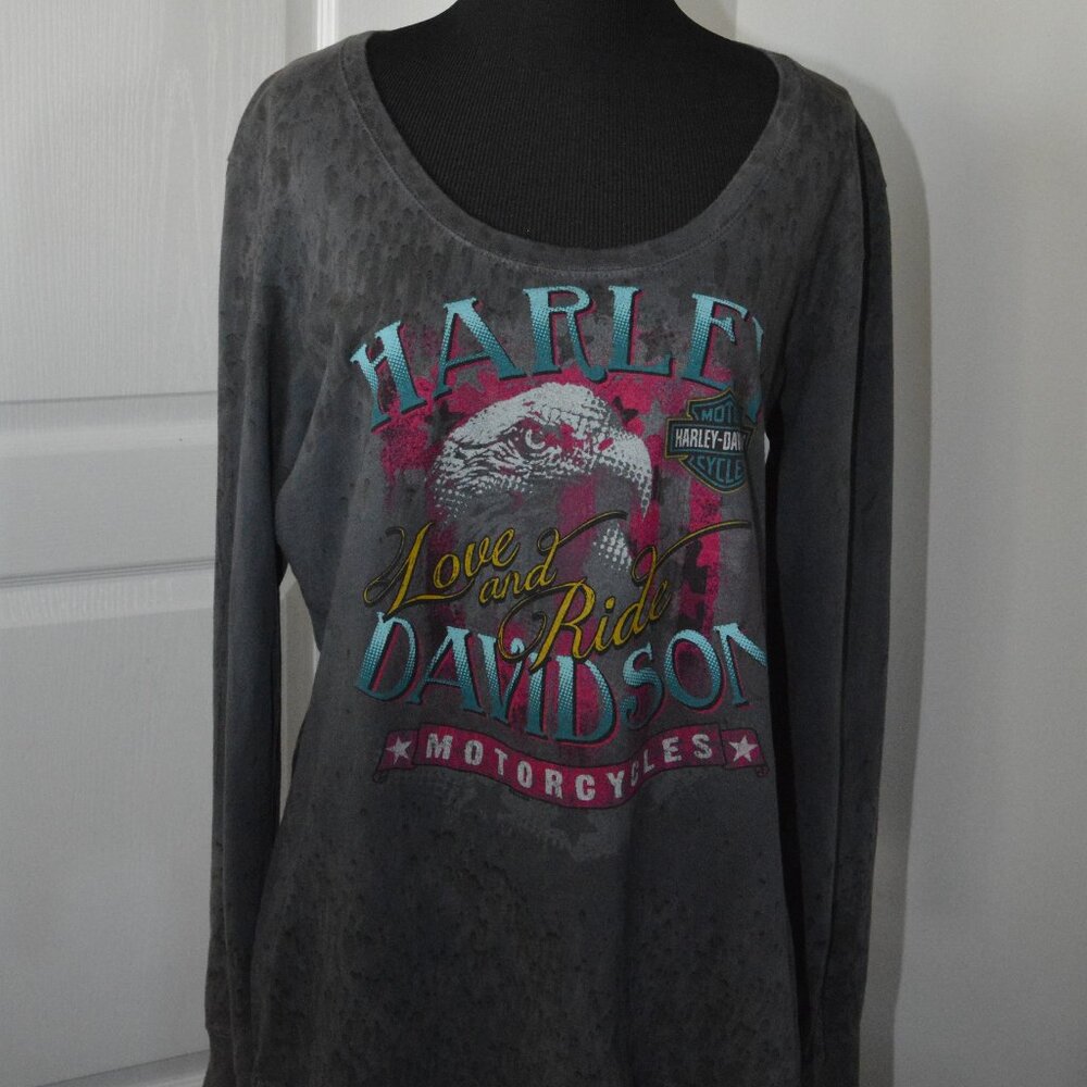 Motor Harley Davidson Cycles Women's Cherokee NC size Large